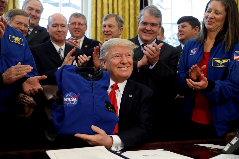 Uzayda mahsur kalan astronottan Trump'a yanıt:
