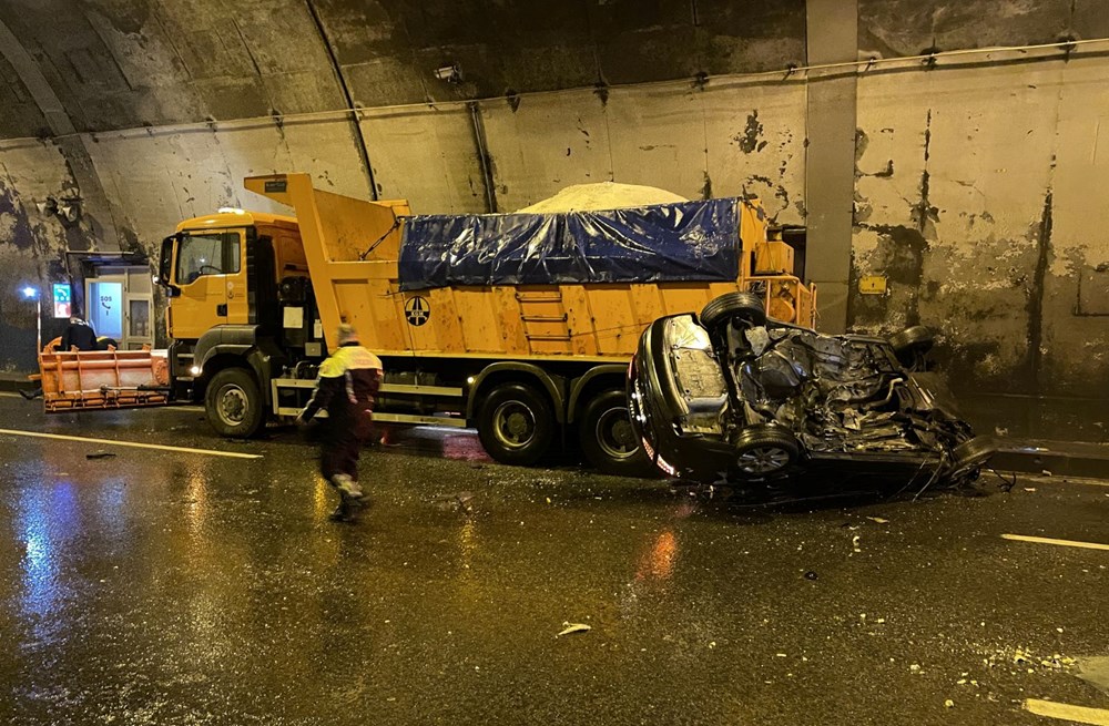 Bolu Dağı Tüneli'nde zincirleme kaza: 1 ölü (İstanbul yönü trafiğe kapandı) - 3