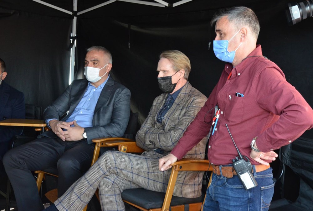 Bakan Mehmet Nuri Ersoy'dan Five Eyes film setine sürpriz ziyaret - 7