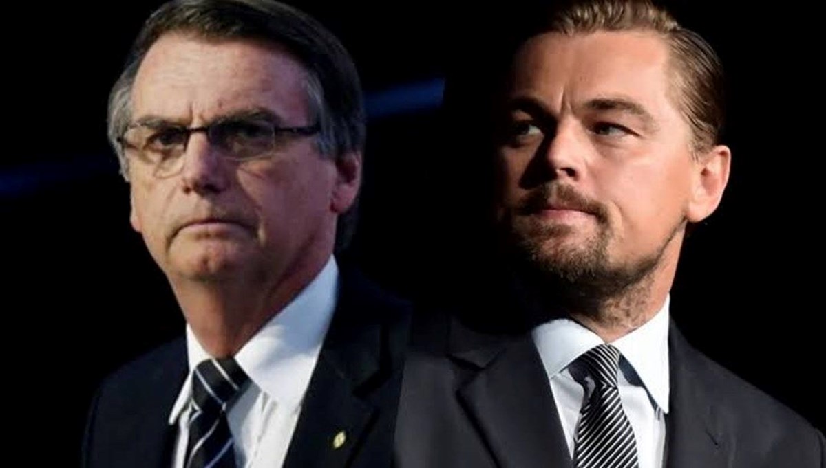 Brezilya Devlet Başkanı Bolsonaro'dan DiCaprio'ya ironik yanıt: