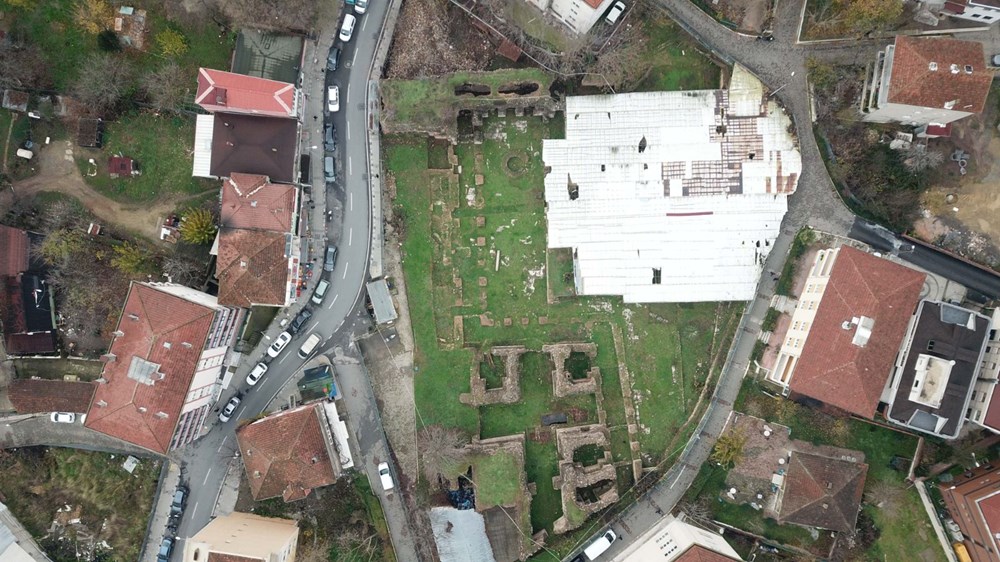 Sancaktepe'deki 14 yüzyıllık Damatrys Sarayı'nda restorasyon çalışmaları devam ediyor - 3