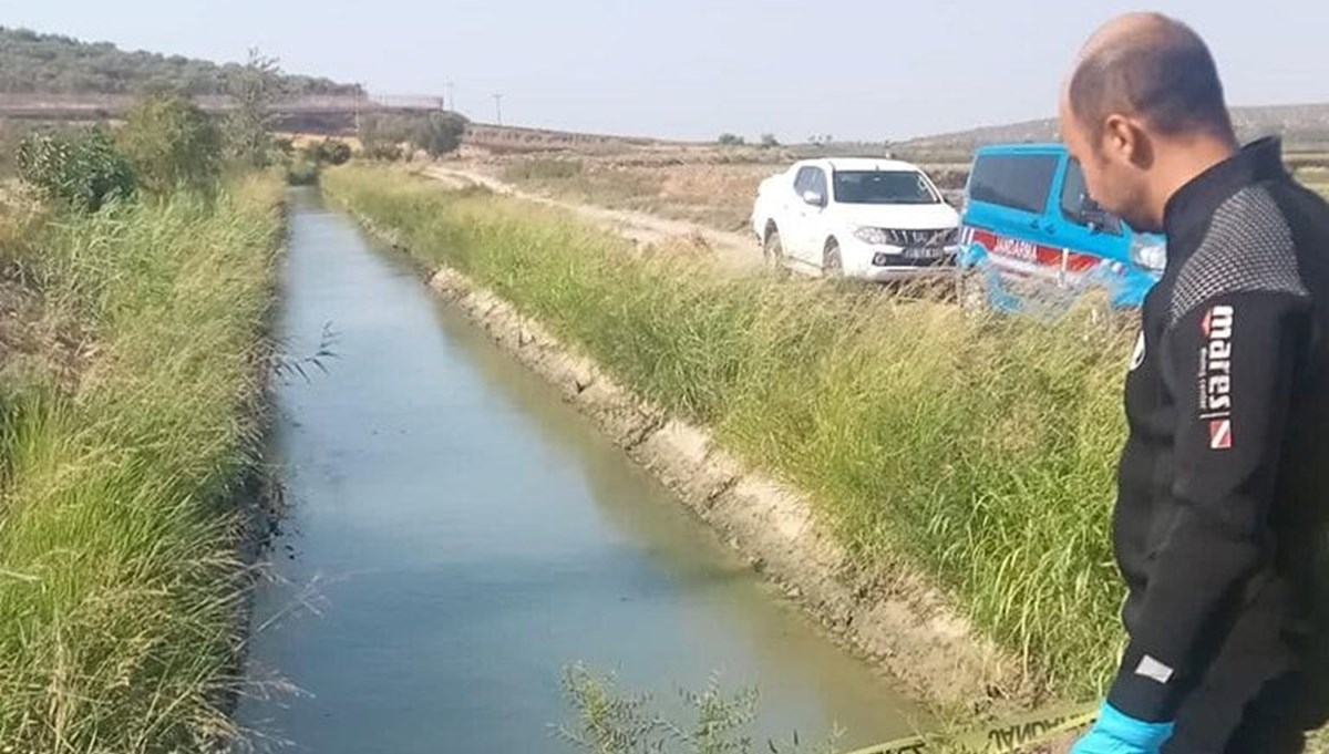 Hatay'da sulama kanalında ceset