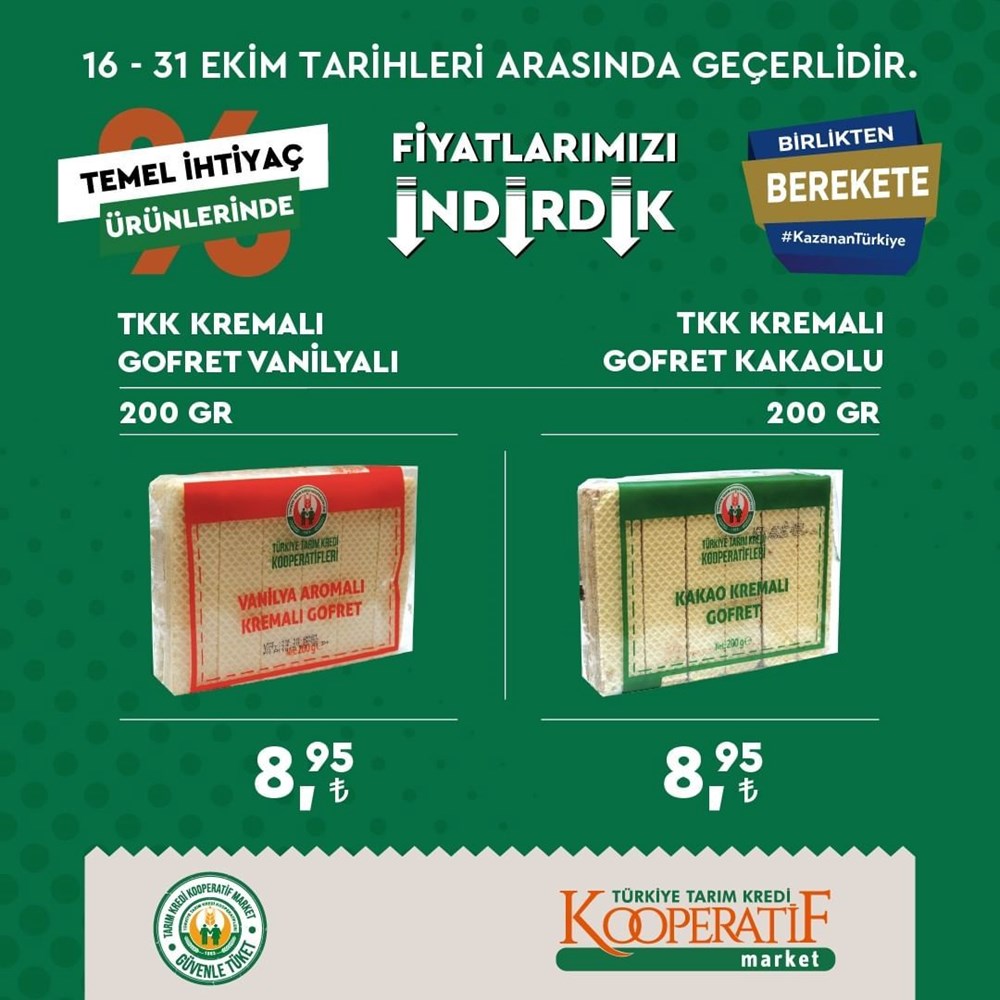 Tarım Kredi Kooperatif Market temel ihtiyaç ürünlerinde büyük indirimler (17-31 Ekim güncel indirimli ürünler kataloğu) - 34