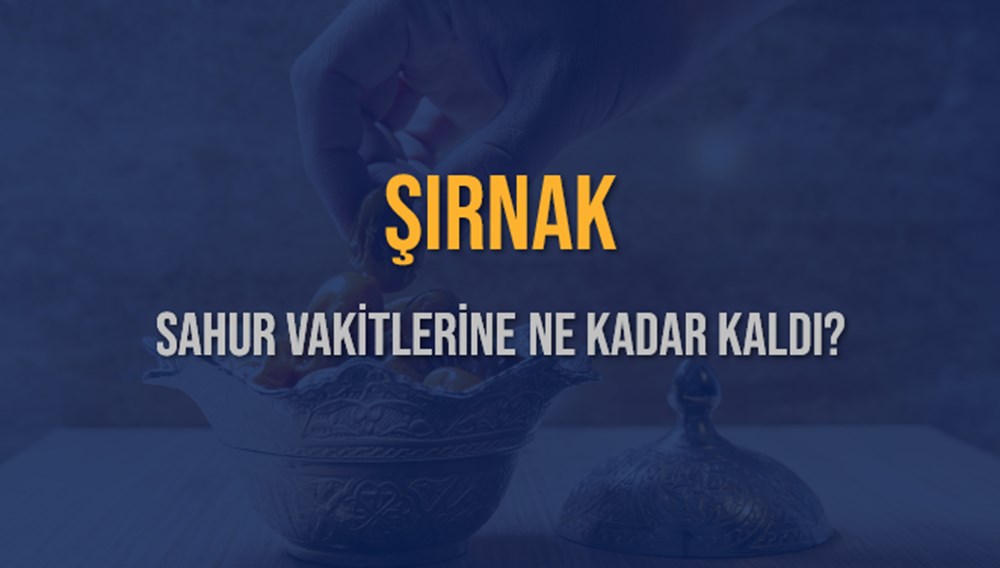 Şırnak'ta İmsak Vakti: 1 Mart 2025 Sahur Saati Ne Zaman? 73 sRNVrD9PdU CaZb4e4cWkA