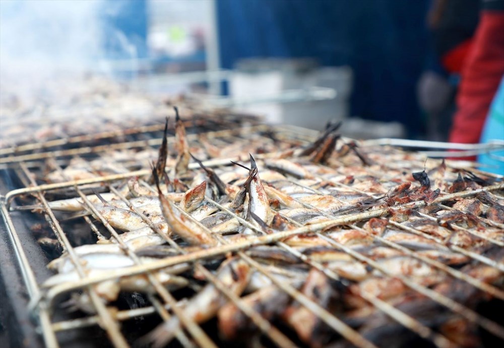 Rize'de üç günde ayıklanan 2,5 ton hamsi festivalde iki saatte tüketildi - 6