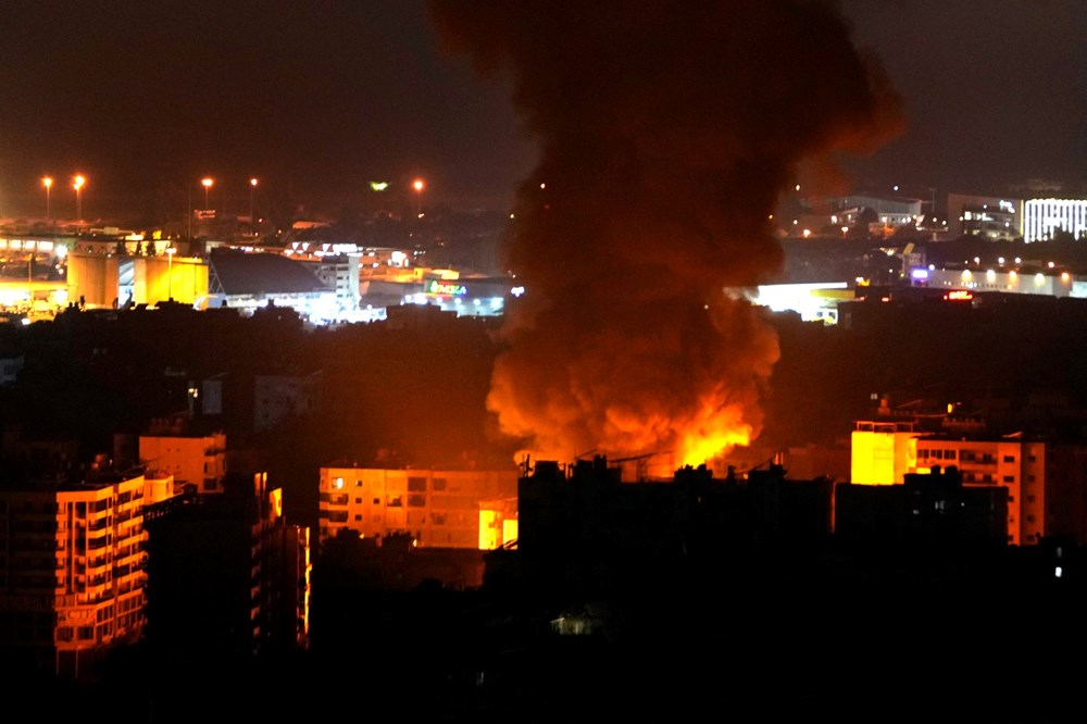 İsrail'den Beyrut'a yeni bombardıman: Dahiye bölgesinde çok sayıda patlama - 4