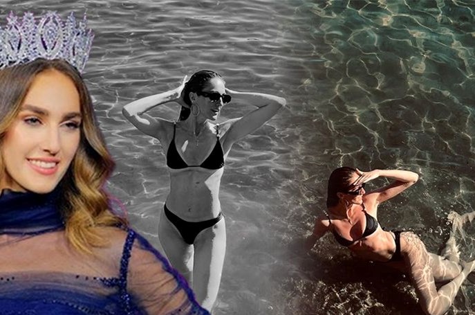 Miss Turkey birincisi İdil Bilgen tatilde