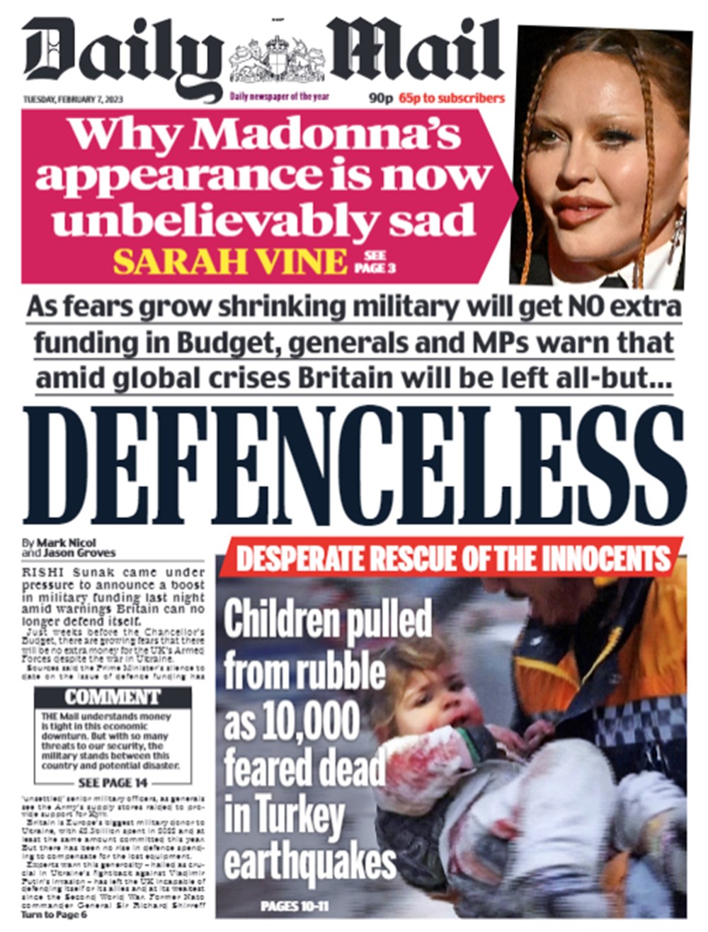 Kahramanmaraş merkezli depremler dünya manşetlerinde: Yüzyılın en güçlü depremi - 5