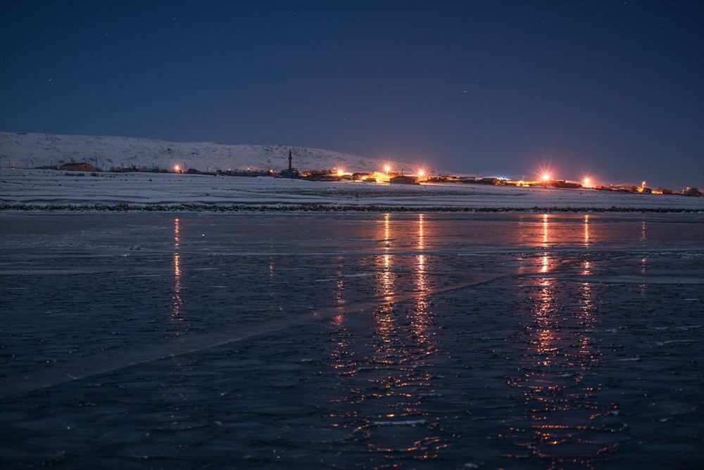 Çıldır Gölü'nde masalsı kış güzelliği - 28