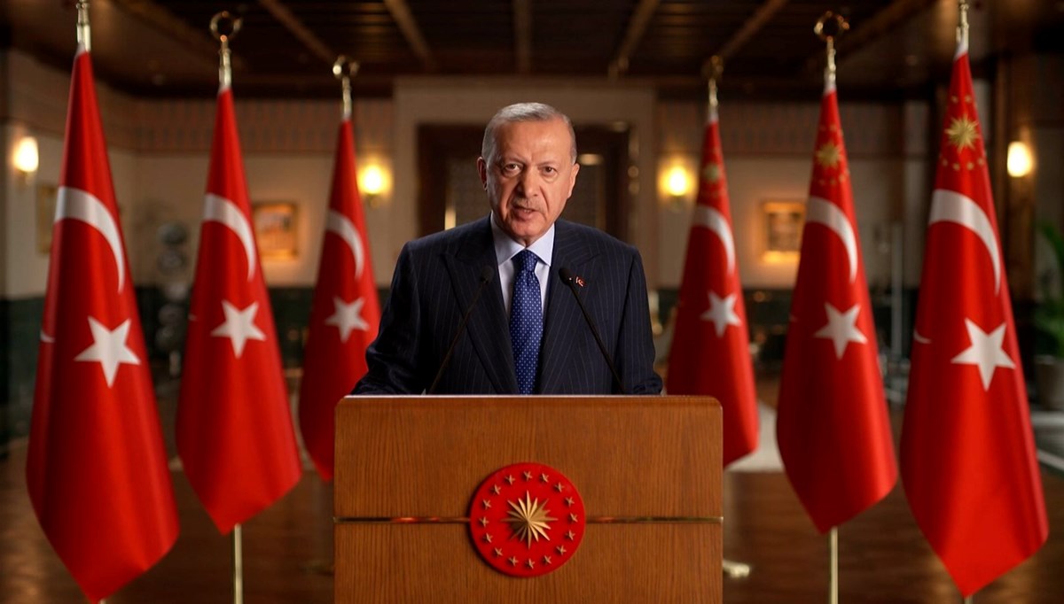 Cumhurbaşkanı Erdoğan'dan İstiklal Marşı mesajı Cumhurbaşkanı Erdoğan'dan İstiklal Marşı mesajı