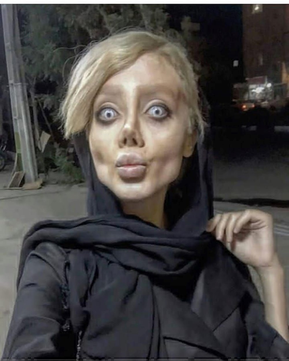 Zombi Angelina gerçek yüzünü paylaştı: Hiç estetik yaptırmadım - 4