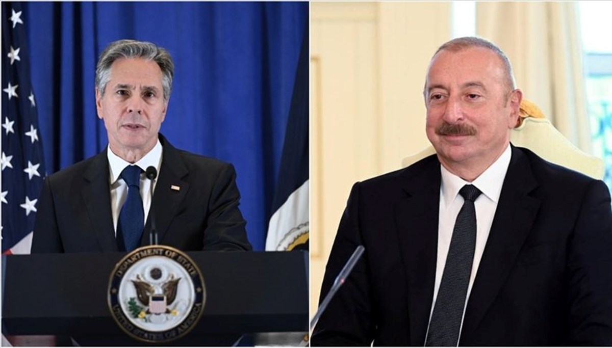 Blinken ve Aliyev Karabağ'daki durumu görüştü Blinken ve Aliyev Karabağ'daki durumu görüştü