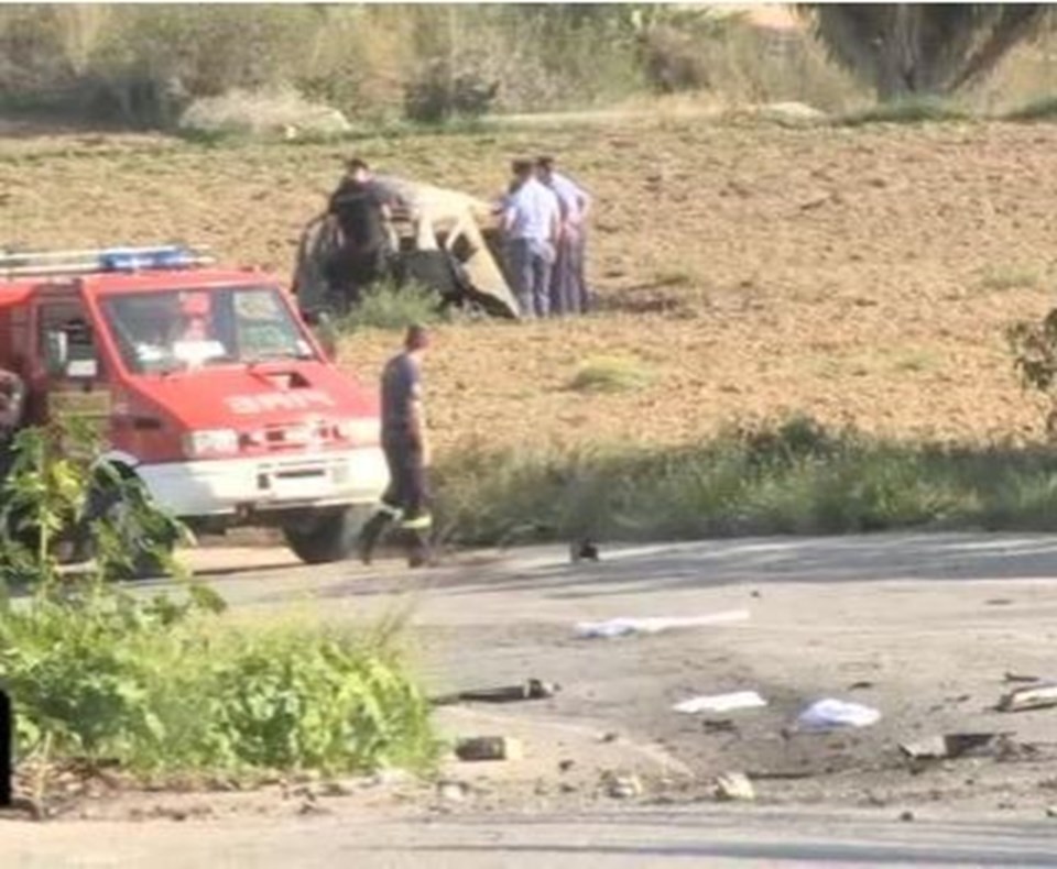 Malta'da arabasına bomba yerleştirilen gazeteci öldü - 1