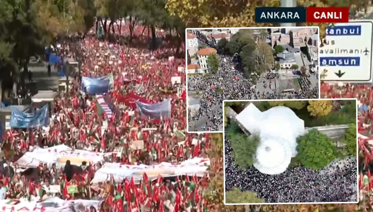 İstanbul, Ankara ve İzmir'de Gazze yürüyüşü