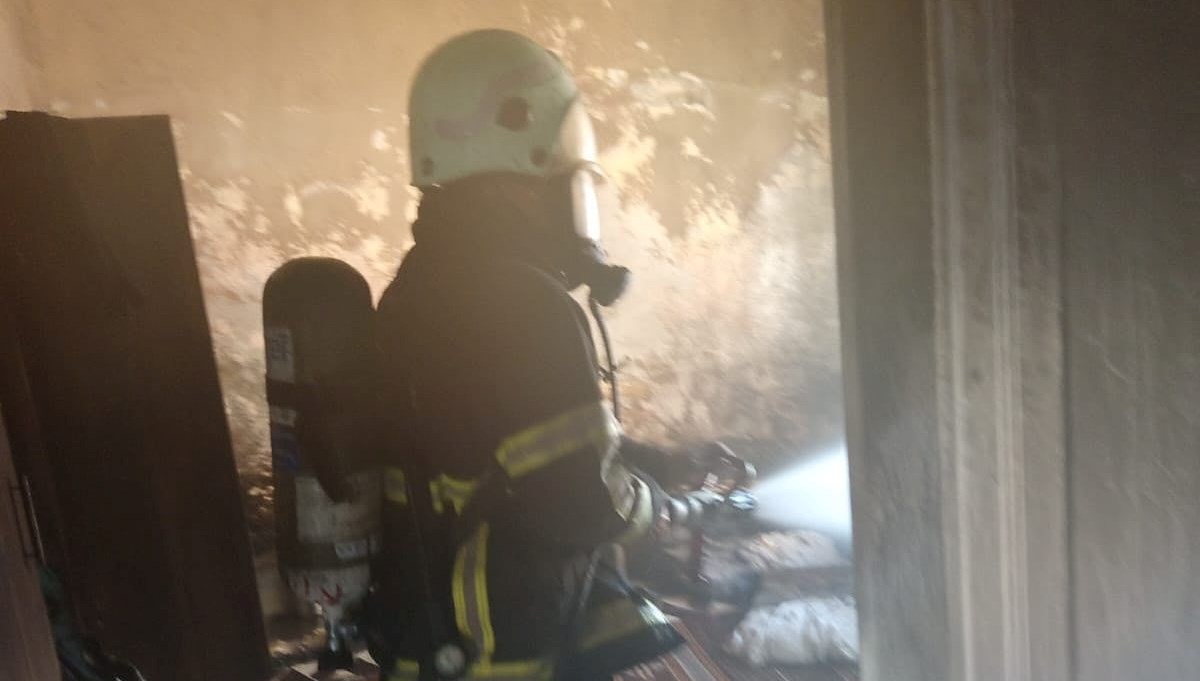 Reyhanlı’da ev yangını