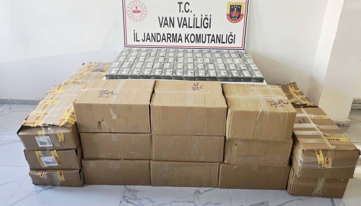Van'da kaçak malzeme ele geçirildi