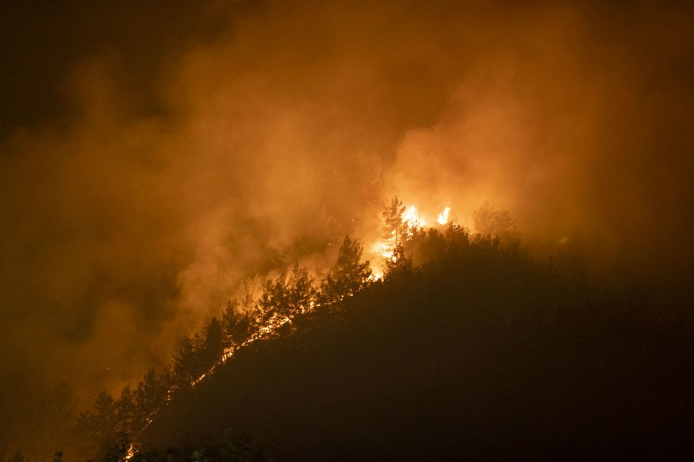 Marmaris'te orman yangını: Bakanlar son durumu açıkladı - 10