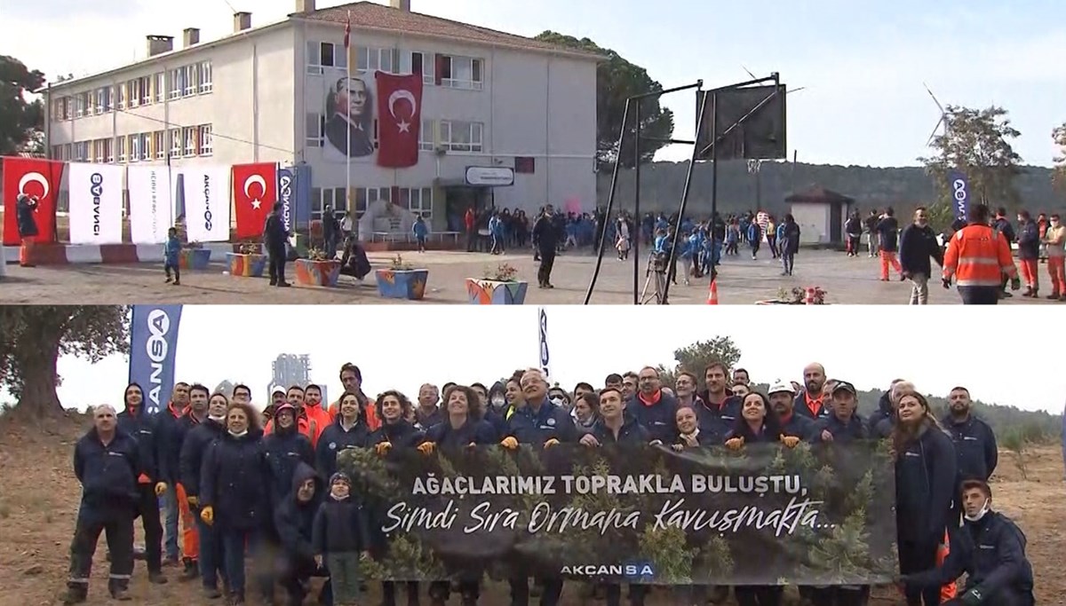 Sabancı'dan Cumhuriyet seferberliği: Çanakkale'de fidan dikildi, bir okulun yenileme çalışması yapıldı