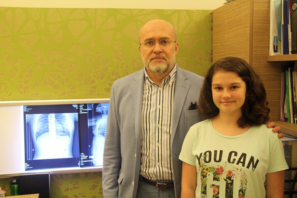 Ahsen ve doktoru Prof. Osman Güven.