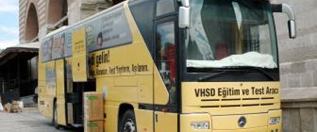 Hepatit otobüsü Avrupa yolcusu