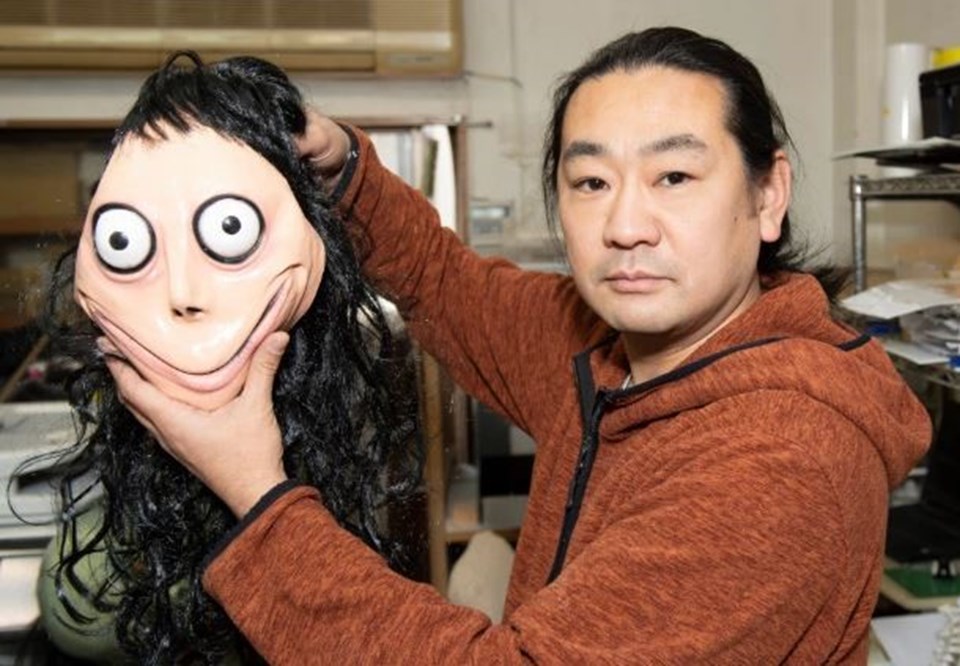 Japon heykeltraş Keisuke Aiso "Kuş kadın" adını verdiği heykeli ile