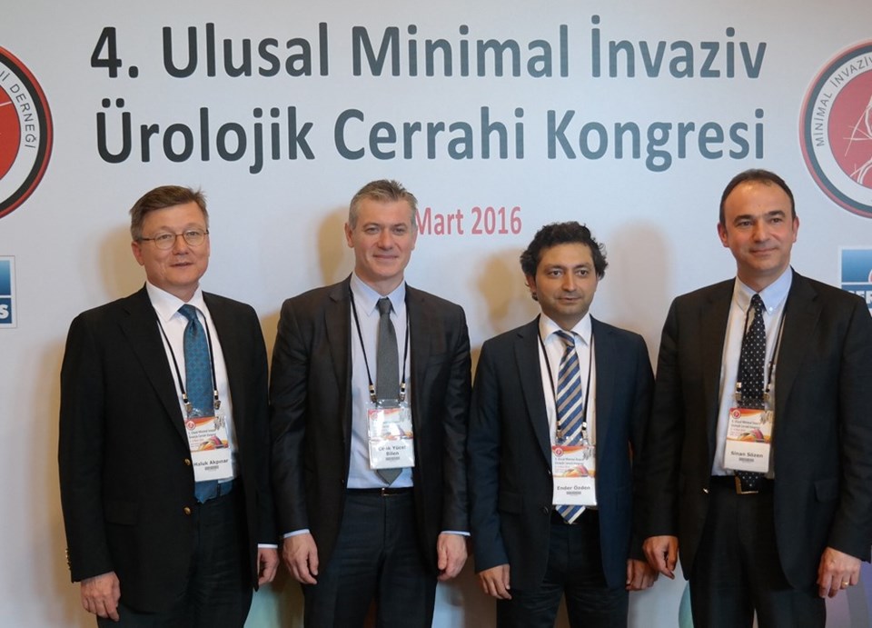 Minimal İnvaziv Üroloji Derneği üyeleri kongrede, ürolojideki son gelişmeleri anlattı.