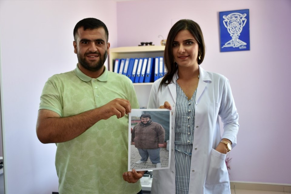 Eyüp Demir ve Diyetisyen Tuğba Reyhani