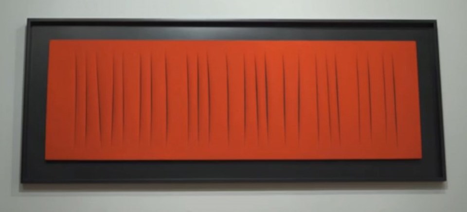 Lucio Fontana (1965) - "Concetto Spaziale, Attese" / 16,1 milyon dolar