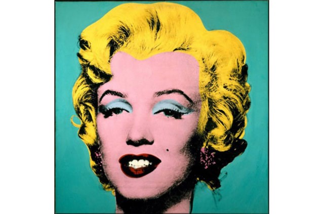 Turquoise Marilyn - Andy Warhol, 1964