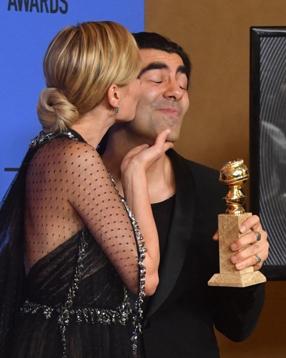 Diane Kruger'dan Fatih Akın'a tebrik öpücüğü