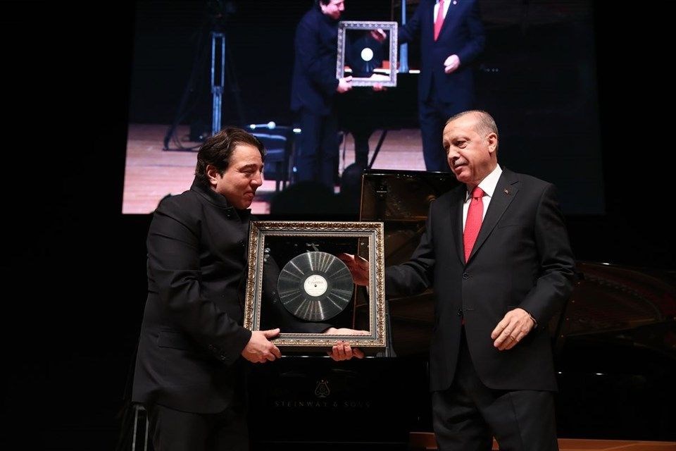 Fazıl Say, Cumhurbaşkanı Recep Tayyip Erdoğan, konser, Truva sonatı