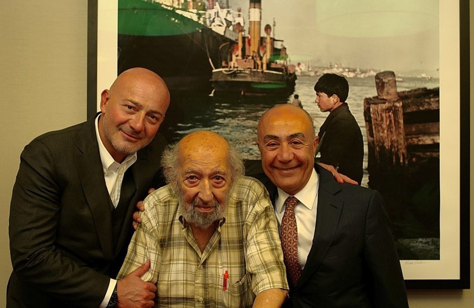 Ferit Şahenk-Ara Güler-Hüsnü Akhan (Doğuş Grubu CEO'su)