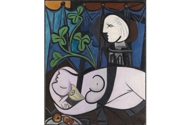 Nude, Green Leaves and Bust - Pablo Picasso, 1932