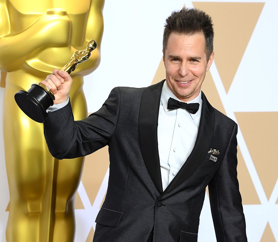 Sam Rockwell, Üç Billboard Ebbing Çıkışı, Missouri filmindeki performansıyla 2018’de En İyi Erkek Oyuncu Oscar’ını kazandı.