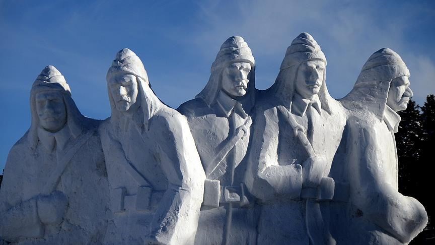 Sarıkamış şehitleri, Kars Sarıkamış, 93 osmanlı rusya harbi, kardan asker