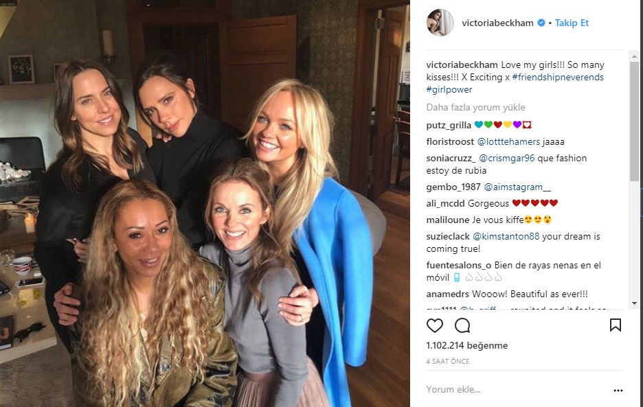 Spice Girls, Victoria Beckham, Müzik, 90'lı yıllar, İngiltere, Yaşam, Sanat, Spice Girls birleşiyor, Spice Girls birleşti mi