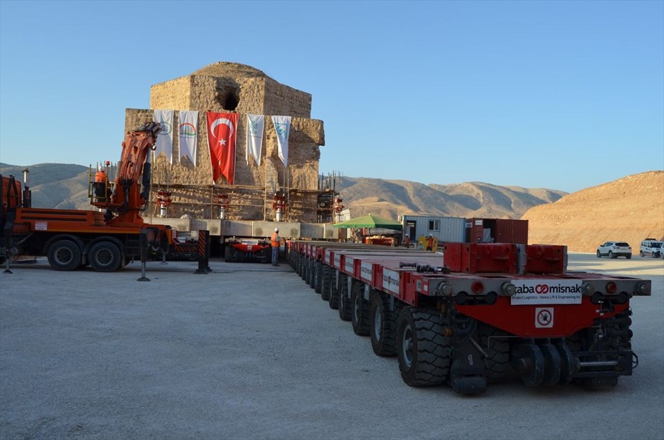 Tarihi Artuklu Hamam, Tarihi Artuklu Hamam taşıma çalışmalar