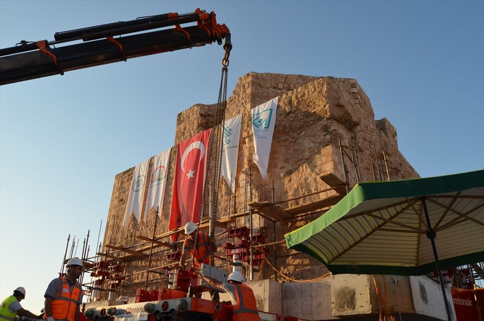 Tarihi Artuklu Hamam, Tarihi Artuklu Hamam taşıma çalışmalar