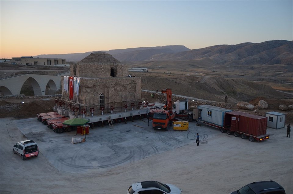 Tarihi Artuklu Hamam, Tarihi Artuklu Hamam taşıma çalışmalar