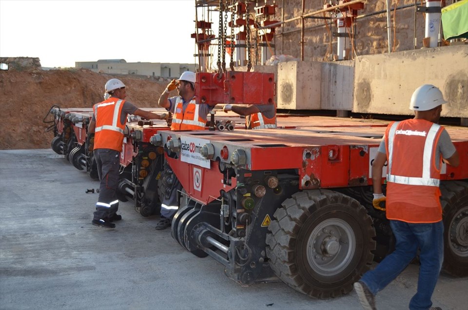 Tarihi Artuklu Hamam, Tarihi Artuklu Hamam taşıma çalışmalar