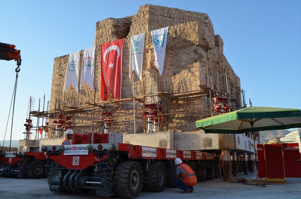 Tarihi Artuklu Hamam, Tarihi Artuklu Hamam taşıma çalışmalar