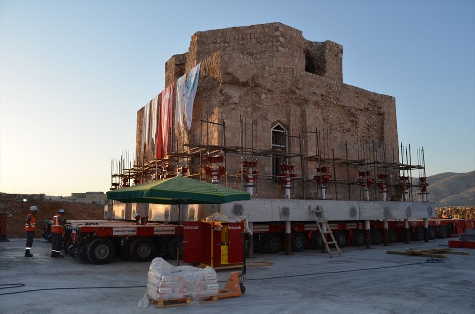 Tarihi Artuklu Hamam, Tarihi Artuklu Hamam taşıma çalışmalar