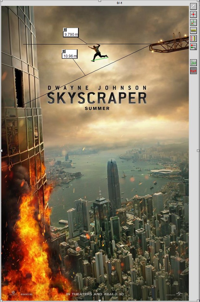Gokdelen, Dwayne Johnson, Skyscraper, film afişi