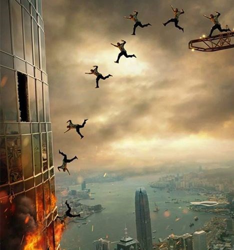 Gokdelen, Dwayne Johnson, Skyscraper, film afişi