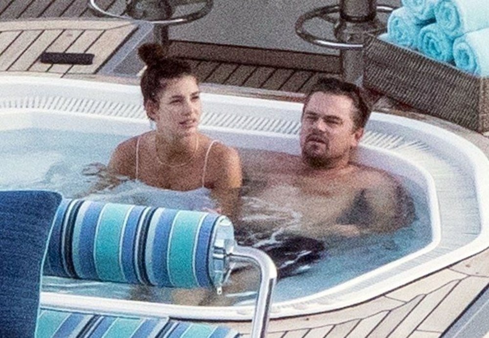 Leonardo DiCaprio�nun sevgilisiyle jakuzi keyfi Magazin Haberleri NTV