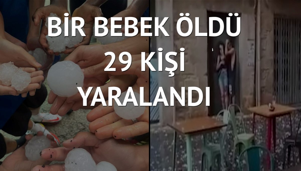 İspanya’da tenis topu büyüklüğündeki dolu can aldı