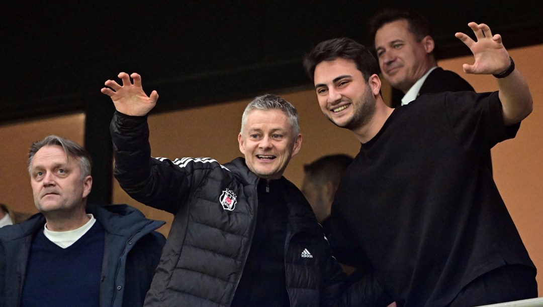 Ole Gunnar Solskjaer, Samsunspor maçını tribünden takip ediyor