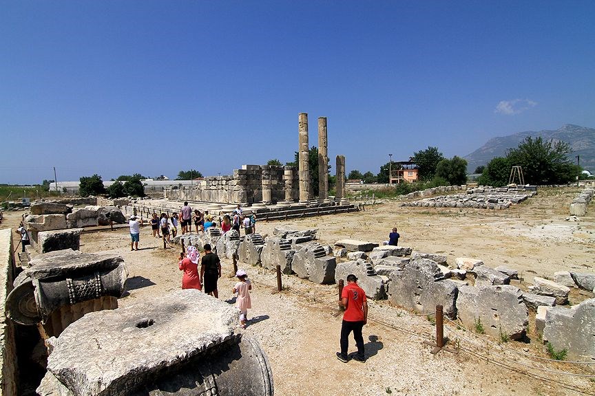 muğla gezilecek yerler, muğla antik kentler, letoon antik kenti, likya'nın dini merkezi