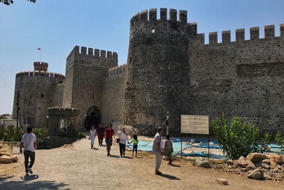mamure kalesi, mersin gezilecek yerler, türkiye'nin kaleleri, anamur kalesi