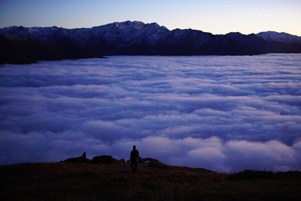 kaçkarlar, kaçkar dağları milli parkı, milli parklar, bulut denizi, bulutların üstünde